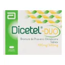 Dicetel-Duo 100/300 Mg Con 24 Tabletas