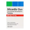 Micardis Duo 80/10 Mg Con 28 Tabletas