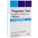 Trayenta Duo 2.5/850 Mg Con 30 Tabletas