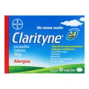 Clarityne 10 Mg Con 10 Tabletas