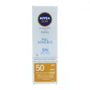 Nivea Sun Protector Solar Facial Piel Sensible Fps50+ Tubo 50 Ml