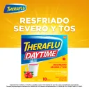 Theraflu Daytime 650/20/10 Mg Con 10 Sobres Sabor Frutos Del Bosque