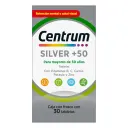 Centrum Silver Adulto 50+ Multivitamínico con 30 Tabletas