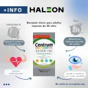 Centrum Silver Adulto 50+ Multivitamínico con 60 Tabletas