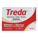 Treda Neomicina Caolín Pectina Con 20 Tabletas