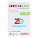 Zentel Dual 400/200 Mg Suspensión Oral Con 20 Ml