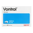 Vontrol 25 Mg Con 25 Tabletas