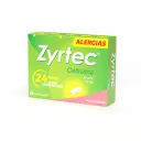 Zyrtec 10 Mg Con 10 Tabletas