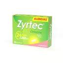 Zyrtec 10 Mg Con 20 Tabletas