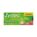 Zyrtec 10 Mg Con 10 Tabletas Orodispersable Sabor Toronja