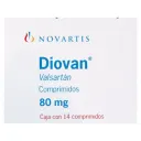 Diovan 80 Mg Con 14 Comprimidos