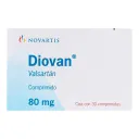 Diovan 80 Mg Con 30 Comprimidos