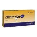 Atacand 8 Mg Con 28 Tabletas