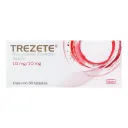 Trezete 10/10 Mg Con 30 Tabletas