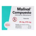 Malival Compuesto 25/215 Mg Con 32 Cápsulas