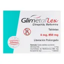 Glimetal Lex 4/850 Mg Con 30 Tabletas