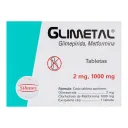 Glimetal 2/1000 Mg Con 30 Tabletas