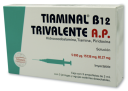 Tiaminal B12 Trivalente Ap 5000 Mcg/157.36 Mg/82.27 Mg Con 3 Ampolletas