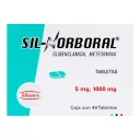 Sil-Norboral 5/1000 Mg Con 40 Tabletas