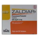 Zaldiar 37.5/325 Mg Con 20 Tabletas