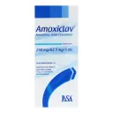 Amoxiclav Amoxicilina Ácido Clavulánico 250/62.5 Mg Suspensión Con 75 Ml
