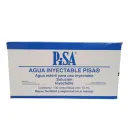 Agua Inyectable De 10 Ml Con 100 Piezas