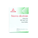 Hierro Dextrán 100 Mg Solución Inyectable Con 3 Ampolletas