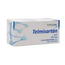 Telmisartán 80 Mg Con 28 Tabletas