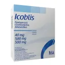 Icoblis Amoxicilina Claritromicina Pantoprazol 40/500/500 Mg Kit Para 7 Días