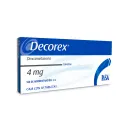 Decorex 4 Mg Con 10 Tabletas