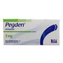 Pegden 5 Mg Con 28 Tabletas