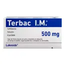 Terbac im 500mg frasco con ampula jeringa con 1