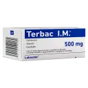 Terbac im 500mg frasco con ampula jeringa con 1