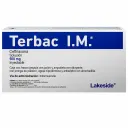 Terbac im 500mg frasco con ampula jeringa con 1
