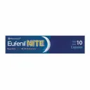 Eufenil Nite Ibuprofeno Difenhidramina  200 / 25 Mg Con 10 Cápsulas