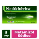 Neo-Melubrina Supositorios 5 Piezas de 300 mg