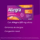 Allegra Antihistamínico 10 tabletas x 120 mg