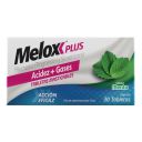 Melox Plus Sabor Menta 200/200/25 Mg Con 30 Tabletas Masticables