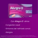 Allegra D Antihistamínico 10 tabletas x 60 mg