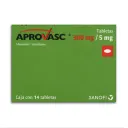 Aprovasc 300/5 Mg Con 14 Tabletas