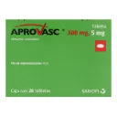 Aprovasc 300/5 Mg Con 28 Tabletas