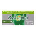 Buscapina 10 Mg Con 24 Tabletas Para Cólicos y Espasmos Abdominales