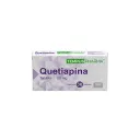 Quetiapina 25 mg con 30 Tabletas
