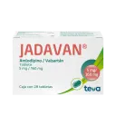 Jadavan Amlodipino 5 Mg / Valsartán 160 Mg Caja Con 28 Tabletas