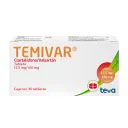 Temivar Clortalidona 12.5 Mg / Valsartán 160 Mg Caja Con 30 Tabletas