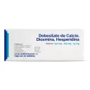 Diosmina Hesperidina Dobesilato de Calcio 250/225/25MG Con 20 Tabletas