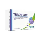 Trivafluc Azitromicina Fluconazol Tinidazol 500/250/37.5 Mg Con 4 Tabletas