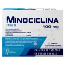 Antinocil Minociclina 100 Mg Con 10 Tabletas