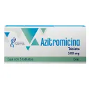 Azitromicina 500 Mg Con 3 Tabletas (Serral)