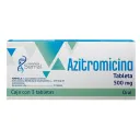 Azitromicina 500 Mg Con 3 Tabletas (Serral)